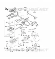 CHASSIS ELECTRICAL EQUIPMENT for Kawasaki GPZ500S 1997