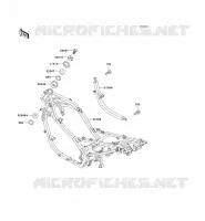 CHASSIS for Kawasaki GPZ500S 1997