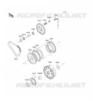CLUTCH for Kawasaki GPZ500S 1997