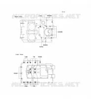 CRANKCASE BOLT for Kawasaki GPZ500S 1997