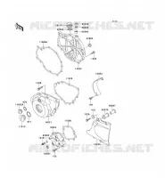 ENGINE COVERS for Kawasaki GPZ500S 1997