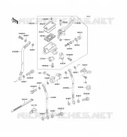 FRONT MASTER CYLINDER for Kawasaki GPZ500S 1997