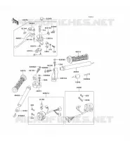 HANDLEBAR for Kawasaki GPZ500S 1997