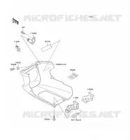 LOWER COWLING for Kawasaki GPZ500S 1997
