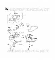 METERS for Kawasaki GPZ500S 1997