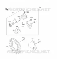 REAR BRAKE for Kawasaki GPZ500S 1997