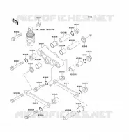 SUSPENSION for Kawasaki GPZ500S 1997
