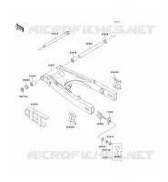 SWINGARM for Kawasaki GPZ500S 1997