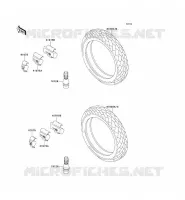 TIRES for Kawasaki GPZ500S 1997