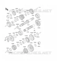 TRANSMISSION for Kawasaki GPZ500S 1997