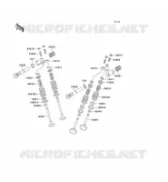 VALVE for Kawasaki GPZ500S 1997
