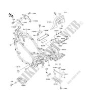 FRAME PARTS (COUVERTURE) for Kawasaki GPZ500S 2002