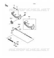 BRAKE PEDAL for Kawasaki KLR250 1991