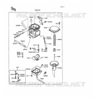 CARBURETOR for Kawasaki KLR250 1991