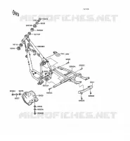 CHASSIS for Kawasaki KLR250 1991