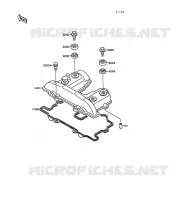 CYLINDER HEAD COVER for Kawasaki KLR250 1991