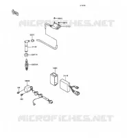 IGNITION COIL for Kawasaki KLR250 1991