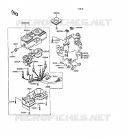 METERS for Kawasaki KLR250 1991