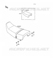 SEAT for Kawasaki KLR250 1991