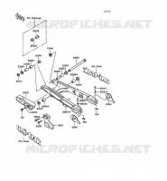 SWINGARM for Kawasaki KLR250 1991