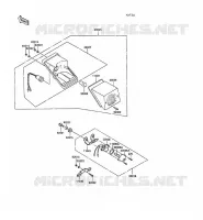TAILLIGHT for Kawasaki KLR250 1991
