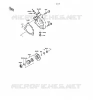 WATER PUMP for Kawasaki KLR250 1991