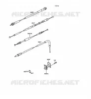 CABLES for Kawasaki KLR250 1991
