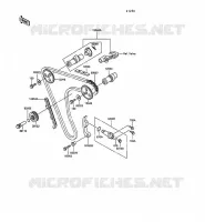 CAMSHAFT   TENSIONER for Kawasaki KLR250 1991