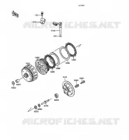 CLUTCH for Kawasaki KLR250 1991