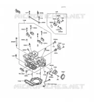 CYLINDER HEAD for Kawasaki KLR250 1991