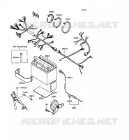 ELECTRIC EQUIPMENT for Kawasaki KLR250 1991