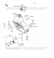 FUEL TANK for Kawasaki KLR250 1991
