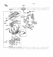 METERS for Kawasaki KLR250 1991