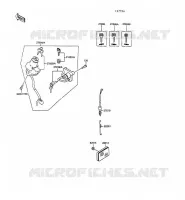 SWITCH for Kawasaki KLR250 1991