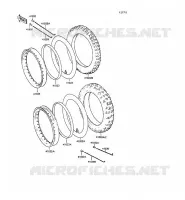 TIRES for Kawasaki KLR250 1991