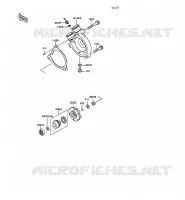 WATER PUMP for Kawasaki KLR250 1991