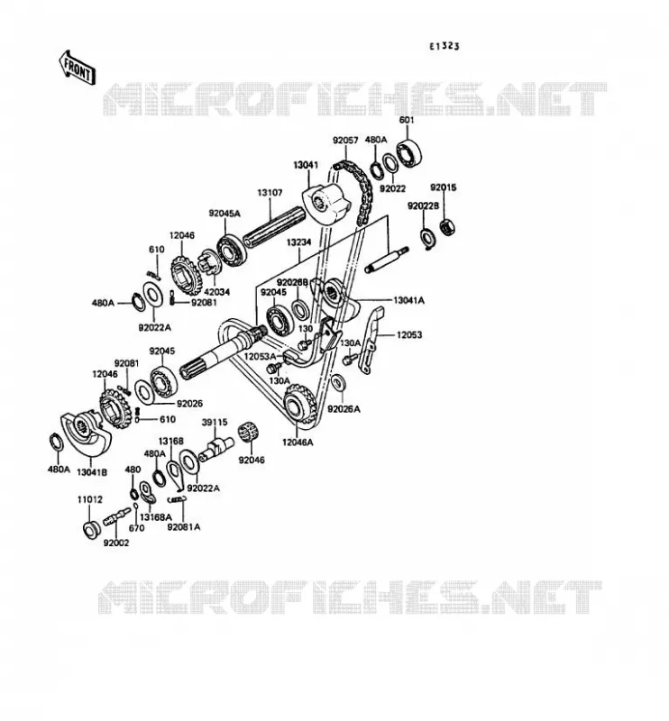 BALANCER Kawasaki MOTOS 650 1989 KLR650  KL650-A3