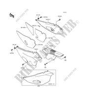 SIDE COVERS   CHAIN COVER for Kawasaki KLR650 1995