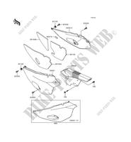 SIDE COVERS   CHAIN COVER for Kawasaki KLR650 1999