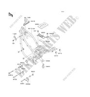 FRAME PARTS (COUVERTURE) for Kawasaki KLE500 1992