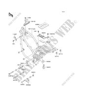 FRAME PARTS (COUVERTURE) for Kawasaki KLE500 1994