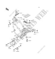FRAME PARTS (COUVERTURE) for Kawasaki KLE500 1996