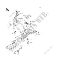 FRAME PARTS (COUVERTURE) for Kawasaki KLE500 1999