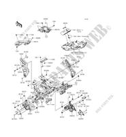 FRAME PARTS (COUVERTURE) for Kawasaki VERSYS 650 2015