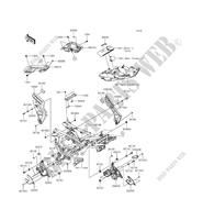 FRAME PARTS (COUVERTURE) for Kawasaki VERSYS 650 ABS 2015