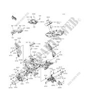 FRAME PARTS (COUVERTURE) for Kawasaki VERSYS 650 ABS 2016