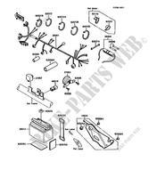 CHASSIS ELECTRICAL EQUIPMENT for Kawasaki KMX125 1989