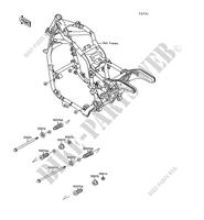 FRAME PARTS (COUVERTURE) for Kawasaki VN1500 1997