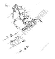 FRAME PARTS (COUVERTURE) for Kawasaki VN-15 1992