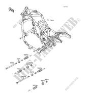 FRAME PARTS (COUVERTURE) for Kawasaki VN-15 1993